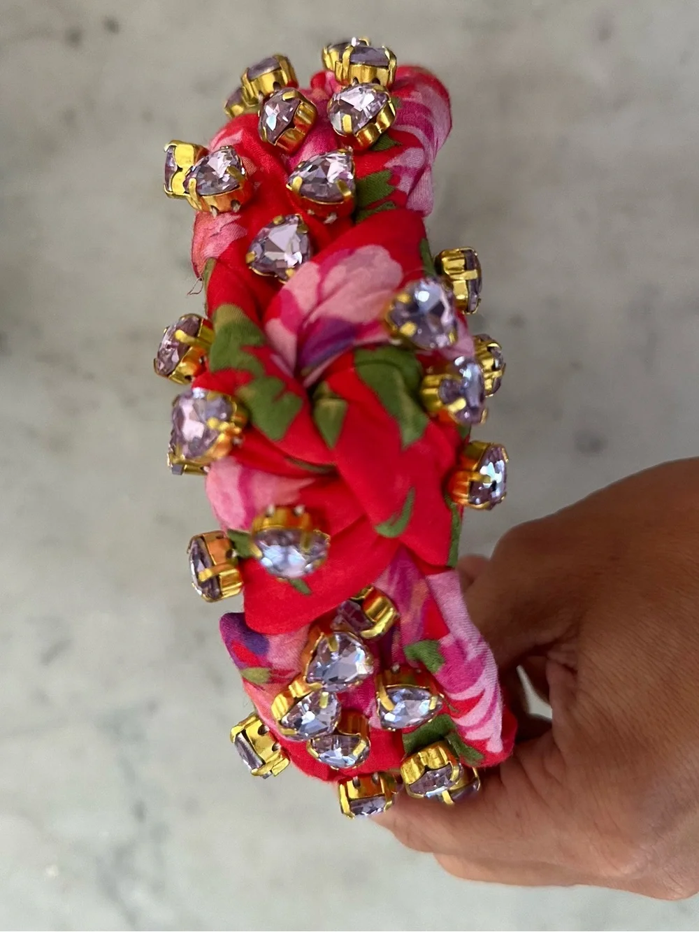Lele Sadoughi Love Shack Fancy floral headband